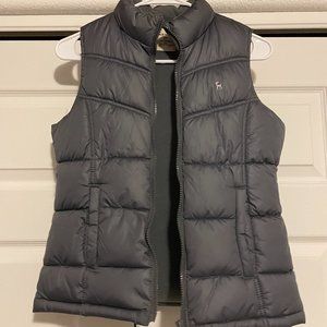 Old Navy Grey Puffer Vest